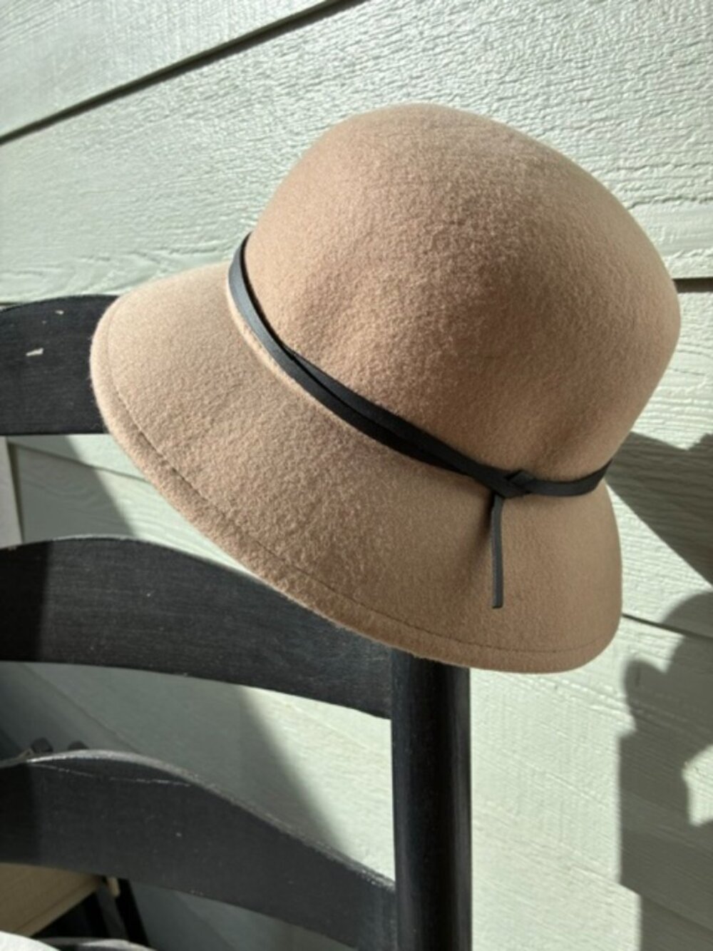 A new Day 100% Wool Bucket ( Cloche) hat, adjustable size. NWT